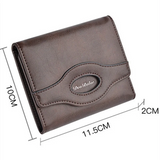 Men's Short Wallet Multi-card PU Waterproof Wallet