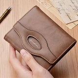 Men's Short Wallet Multi-card PU Waterproof Wallet
