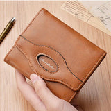 Men's Short Wallet Multi-card PU Waterproof Wallet