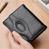 Men's Short Wallet Multi-card PU Waterproof Wallet