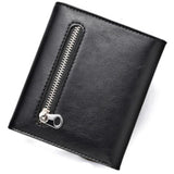 Men's Short Wallet Zipper Multifunction Business Wallet