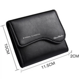 Men's Short Wallet Zipper Multifunction Business Wallet