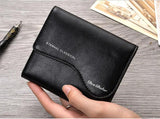 Men's Short Wallet Zipper Multifunction Business Wallet
