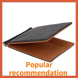 Men Wallet Short Skin Wallets Purses PU Leather Money Clips Solid Thin Wallet