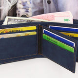 Men Wallet Multi-compartment Small Money Purse for Traveling