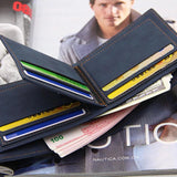 Men Wallet Multi-compartment Small Money Purse for Traveling