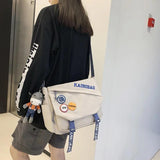 Canvas Bag School Bags for College Student Men Women Shoulder Bags