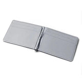 Men Wallet Short PU Leather Money Clips Thin Wallet 3 Colors