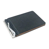 Men Wallet Short PU Leather Money Clips Thin Wallet 3 Colors