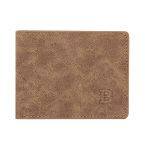 Men's Short Retro Frosted Wallet Multi-card Business Wallet