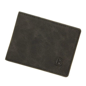 Men's Short Retro Frosted Wallet Multi-card Business Wallet