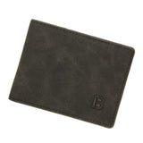 Men's Short Retro Frosted Wallet Multi-card Business Wallet