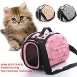 Cat Carrier Bag Transport Backpack for Travel Pet Portable Breathable Dog