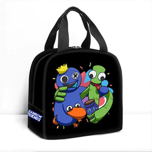 Rainbow Insulation picnic bag Student portable lunch bag