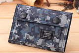 Leisure Camouflage Canvas Wallet Men Tide Short Wallet Women