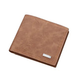 Arrival Men's Retro Leather Short Wallet Multi-Card Wallet