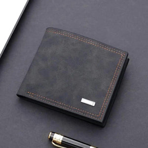 Arrival Men's Retro Leather Short Wallet Multi-Card Wallet
