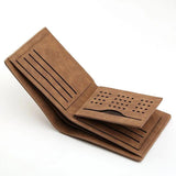 Arrival Men's Retro Leather Short Wallet Multi-Card Wallet