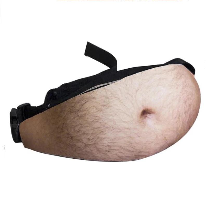 Funny Pop Dad Bod Money Belt Bag Men Travel Bags