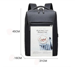 8008 Men's Business Travel Backpack Waterproof Oxford 36-55L Computer Bags
