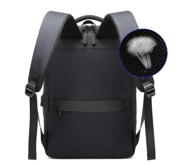 8008 Men's Business Travel Backpack Waterproof Oxford 36-55L Computer Bags