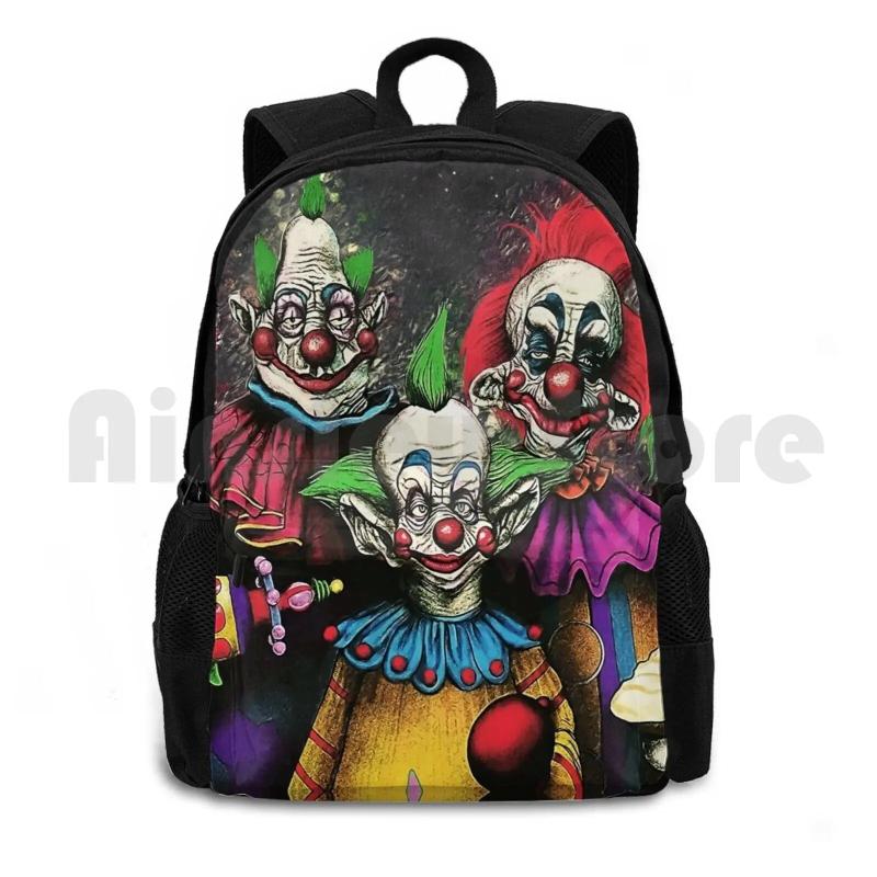 Killer Klowns Backpack Waterproof Camping Travel