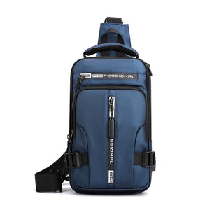 Men Multifunction Shoulder Bag Waterproof Travel Pack Messenger Pack For Male