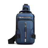 Men Multifunction Shoulder Bag Waterproof Travel Pack Messenger Pack For Male