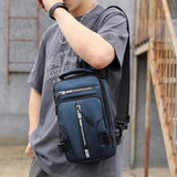 Men Multifunction Shoulder Bag Waterproof Travel Pack Messenger Pack For Male