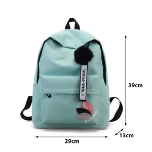 Waterproof Student Schoolbag Backpack Oxford Cloth
