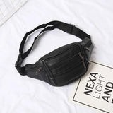 Leather Waist Bag Fanny Pack Men Women