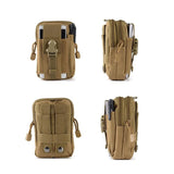 Tactical Phone Pouch Hip Waist Clip Bag Wallet Gadget Tool Dump Bag