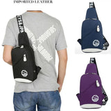 Men Nylon Outdoor Sport Sling Shoulder Small Bag Crossbody Chest Pack
