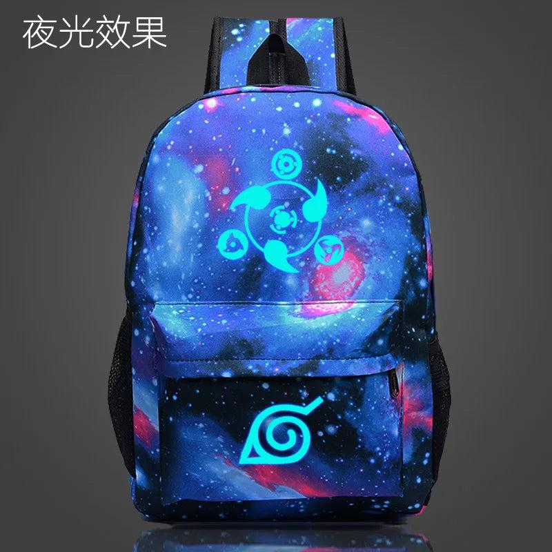 Anime Itachi Sharingan Backpack for Teens, Galaxy School Bags