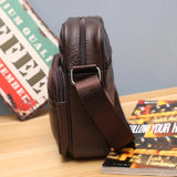 Leather Crossbody Men Messenger Bag Hot Male Small Man Shoulder Bags