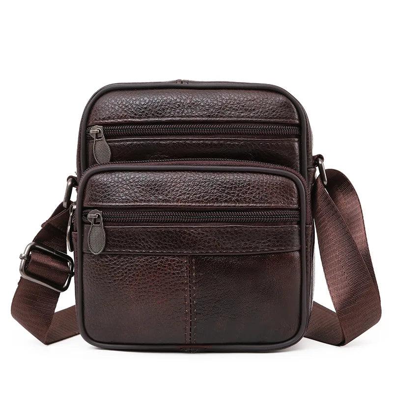 Leather Crossbody Men Messenger Bag Hot Male Small Man Shoulder Bags