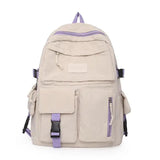 Large Canvas Backpack Light Travel Bag