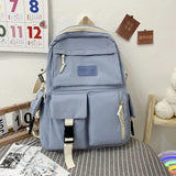 Large Canvas Backpack Light Travel Bag
