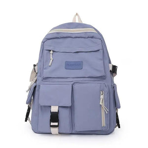 Large Canvas Backpack Light Travel Bag