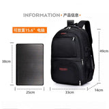 Men's Waterproof Casual Laptop Backpack Large Capacity Schoolbags