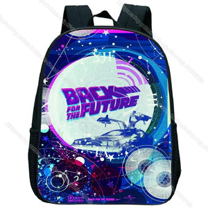 Kids Back to the Future Mini Backpack Baby Boys Girls Kindergarten Rucksack