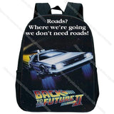 Kids Back to the Future Mini Backpack Baby Boys Girls Kindergarten Rucksack