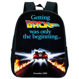 Kids Back to the Future Mini Backpack Baby Boys Girls Kindergarten Rucksack