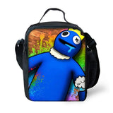 Rainbow Lunch Bag Kid Waterproof Portable Zipper Thermal Oxford Cooler