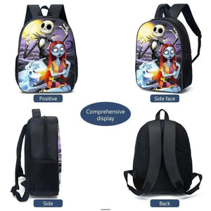 Nightmare Before Christmas Backpack 16in School Bag Boys Girls Gift