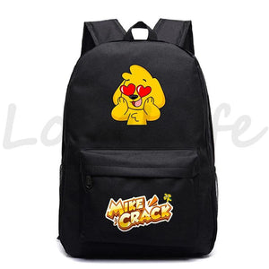 Kids Mikecrack Backpack Cartoon Bookbag Student School Bags