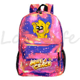 Kids Mikecrack Backpack Cartoon Bookbag Student School Bags