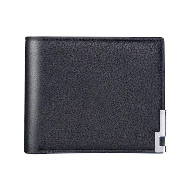 Youth Men Wallet Short Ultra-thin Pu Leather Money Coins Pack Purse