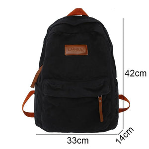 Men Women Laptop Bags Ladies Canvas School Backpack Boy Girl Travel Student Bag