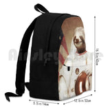 Astronaut Sloth Outdoor Hiking Backpack Sports Bag